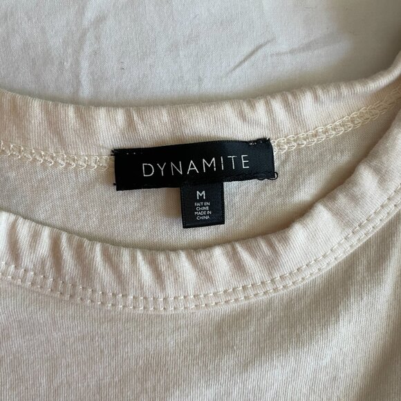 4-Piece Basics Bundle | Bodysuits, Tanks & Tee | Medium | Dynamite, Garage + - Picture 3 of 7